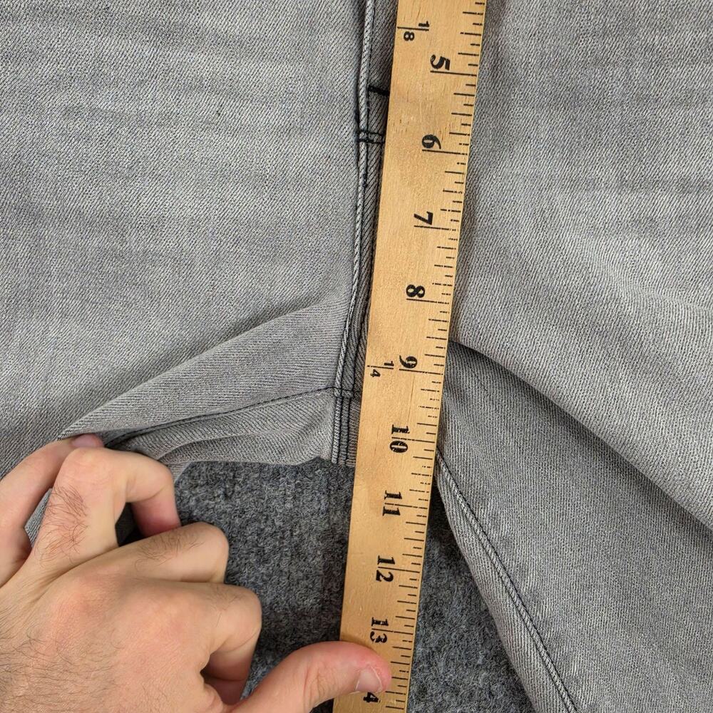L Agence Jeans 24 Kendra High Rise Cropped Flare Grey Denim Casual Chic Work - Picture 9 of 13